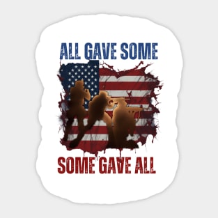 All Gave Some Some Gave All Memorial Day Sticker